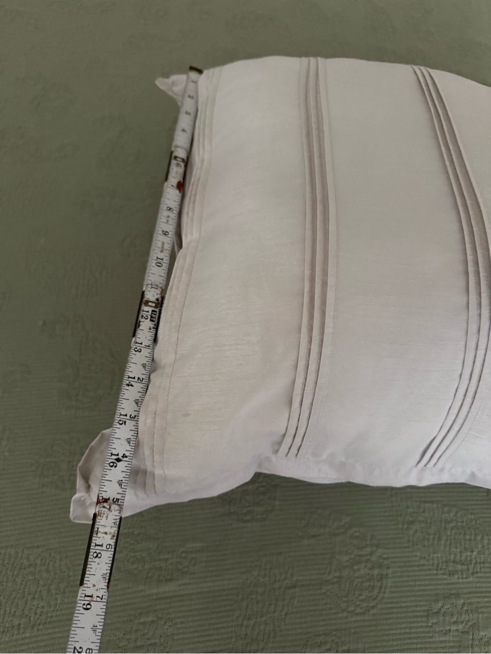 Neutral Cream Stripe Decorative Throw Pillow - Unbranded - Picture 3 of 5